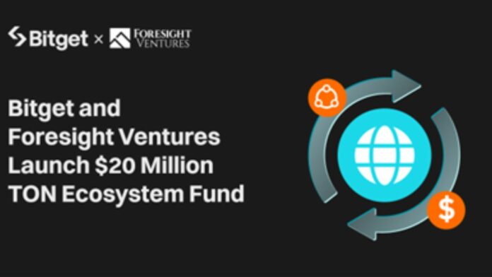 Bitget and Foresight Ventures Launch $20 Million TON Ecosystem Fund to nurture and support early-stage projects