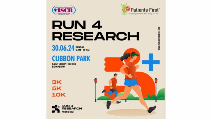 Indian Society for Clinical Research Announces “Run4Research”: A Challenge Race in Bengaluru to Raise Awareness for the Importance of Clinical Research