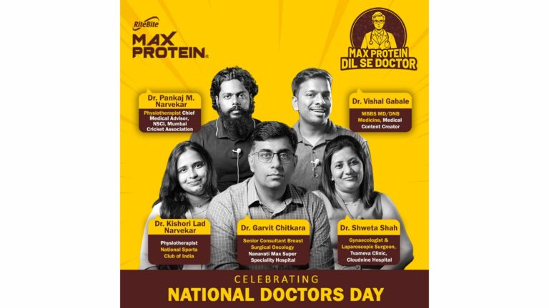 RiteBite Max Protein launches “Dil Se Doctor”, a campaign to honour the unwavering commitment of doctors this National Doctor’s Day.