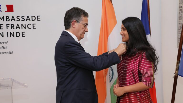 HCLTech Chairperson Roshni Nadar Malhotra conferred the Chevalier de la Légion d’Honneur by France