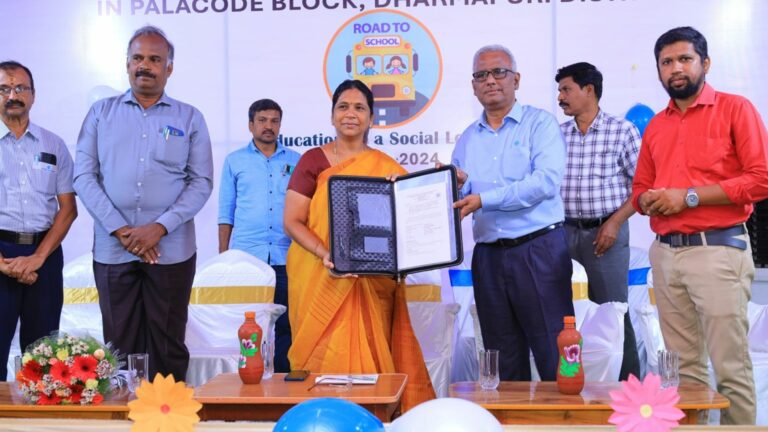 Ashok Leyland extends its ‘Road to School’ program in Erode, Salem and Dharmapuri Districts of Tamil Nadu