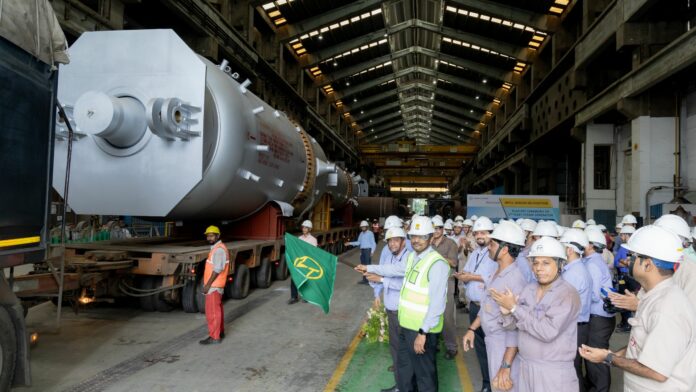 L&T Boosts India’s Clean Energy Goal: Flags Off 700 MWe Steam Generator for Kaiga Atomic Power Station