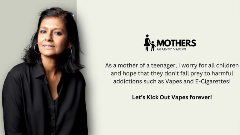 Actor-Filmmaker Nandita Das supports Mothers Against Vaping to counter the menace of New-Age Tobacco Devices among children